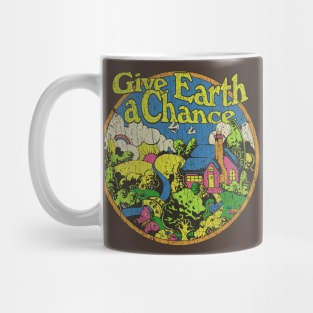 Give Earth a Chance 1970 Mug